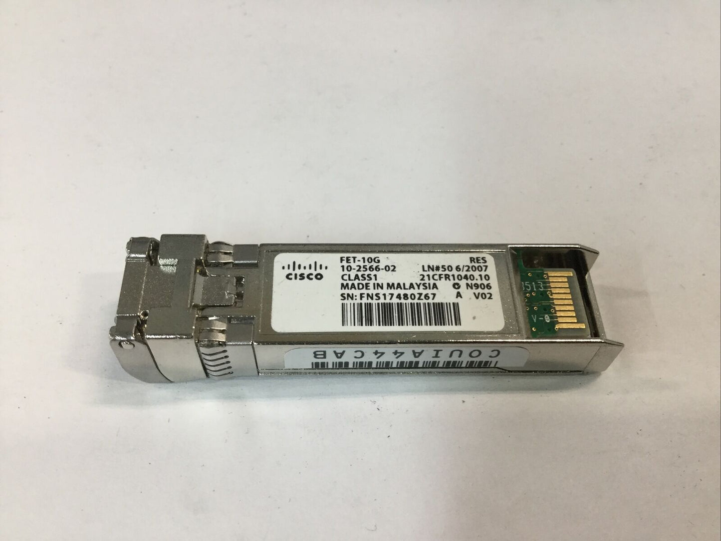 Cisco 10GB SFP+ Transceiver FET-10G