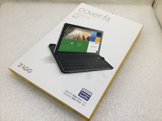 NEW ZAGG Cover Fit Bluetooth Keyboard for Samsung Galaxy Note Pro/Tab Pro 12.2