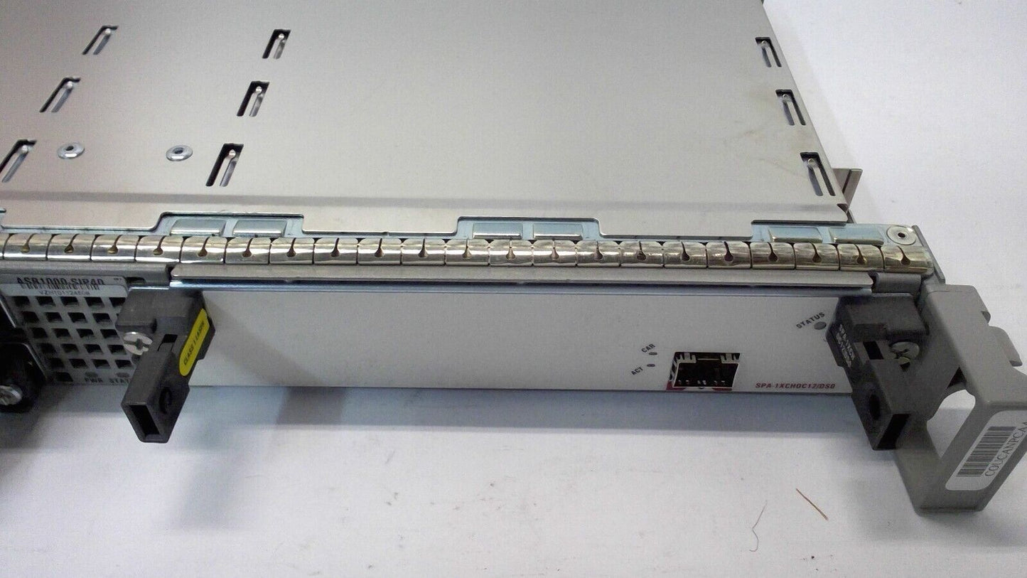 Cisco ASR1000-SIP40 V01 with 2x SPA-1X10GE-L-V2 and 1x SPA-1XCHOC12/DS0 Modules