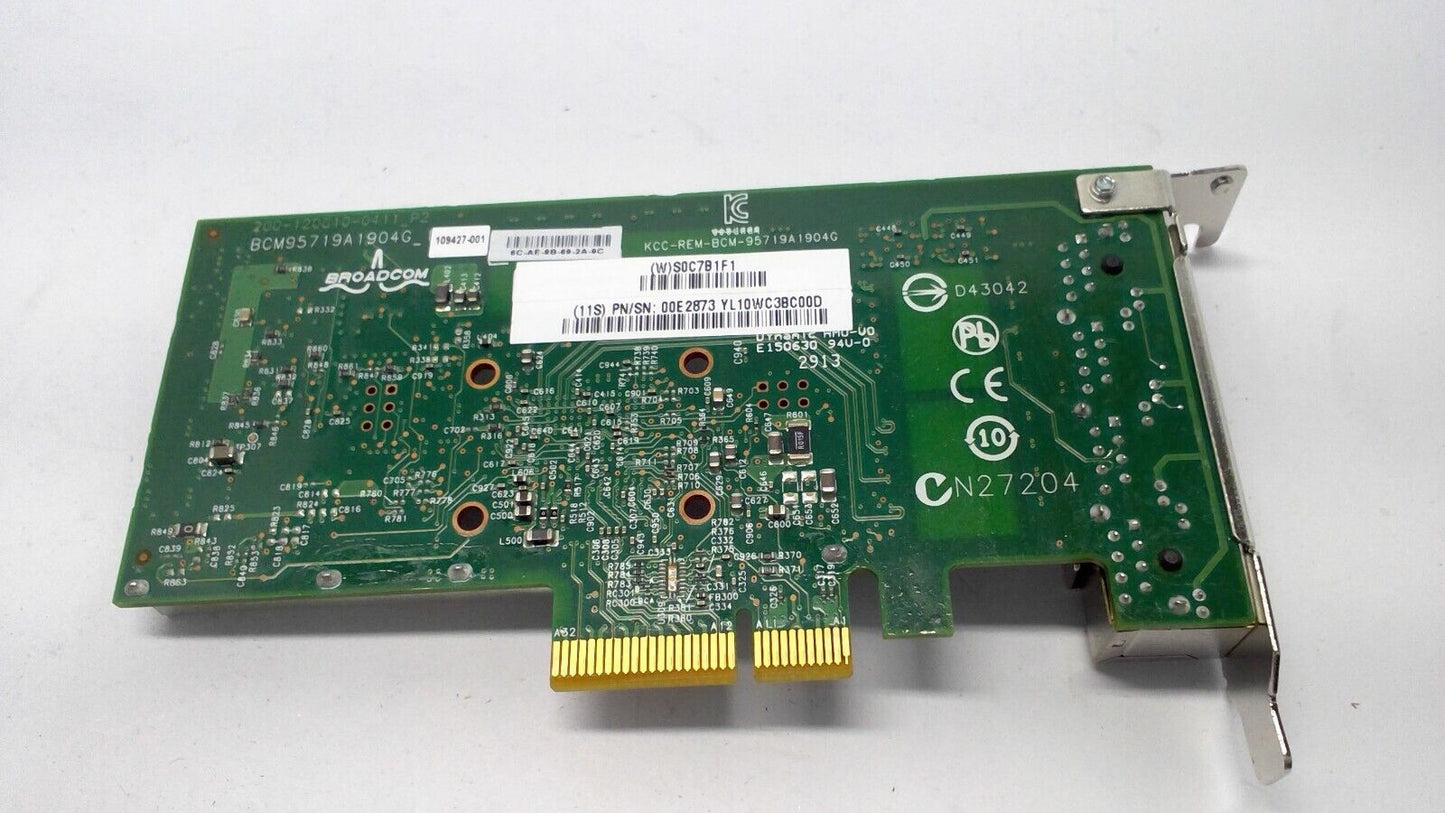 IBM 00E2873 Quad Port Low Profile Ethernet Card 4 Port Ethernet Server Adapter