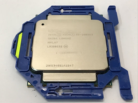 Intel SR20A Xeon E5-2603 V3 6-Core 1.60Ghz 15MB LGA2011 CPU Processor