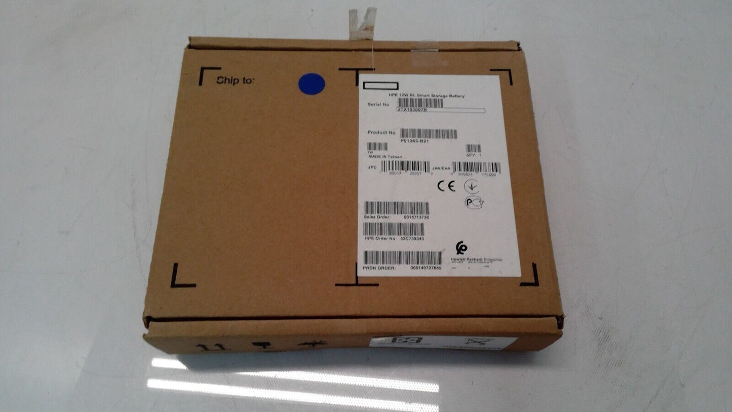 HPE P01363-B21 12W BL Smart Storage Battery for Blade Servers- New