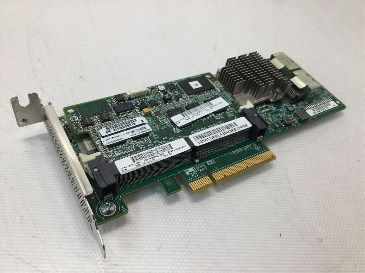 633538-001 HP P420 6GB/s SAS RAID Controller PCIe Adapter 1GB FBWC + Battery LP