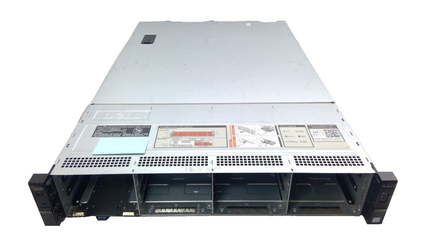 DELL PowerEdge R730xd 12 BAY 3.5" + 2 Bay 2.5" Barebone, 2x 1100W HBA330 2x SFP+