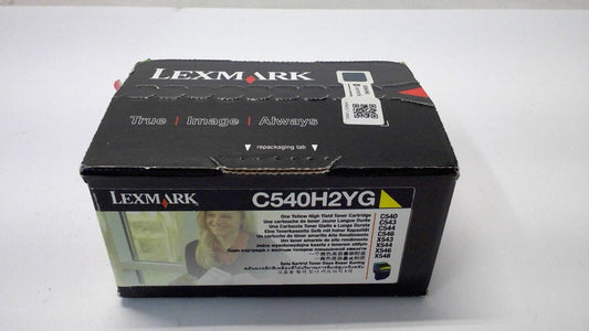 Lexmark C540H1YG 2K High Yield Yellow Toner Cartridge C540 C544 X544 X548