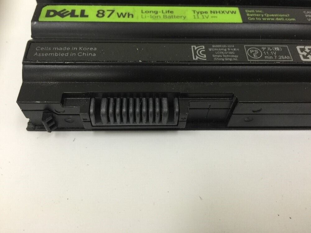 Genuine OEM DELL Latitude E5420 E5520 E5530 E5430 Battery Type NHXVW 87Wh