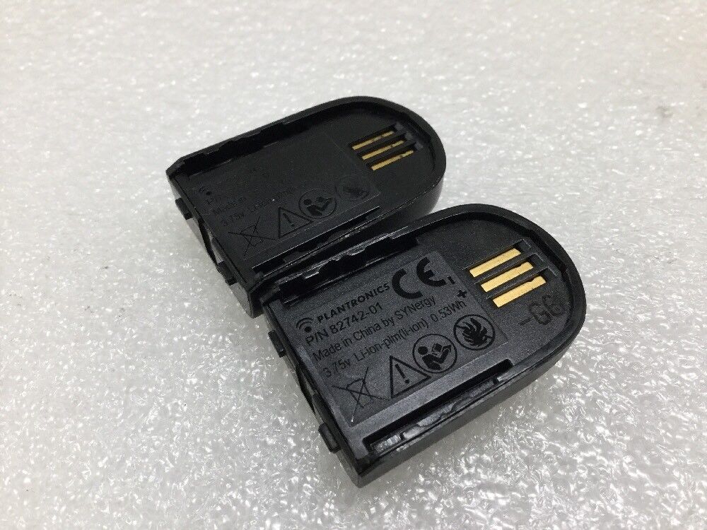 Lot of 2 - OEM Plantronics Battery 82742-01 for Savi W440 W440M W740 W745 WH500