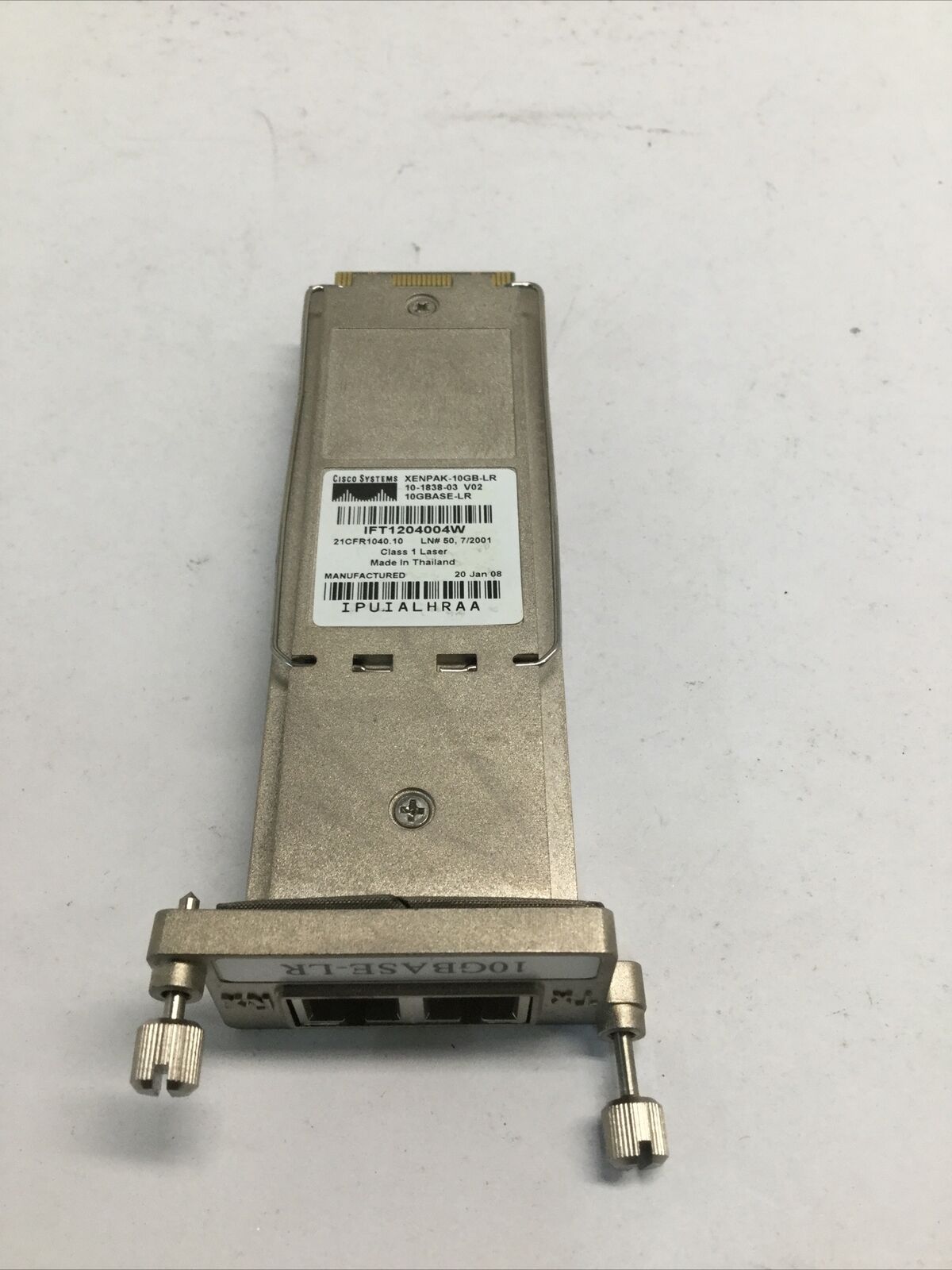 Cisco XENPAK-10GB-LR 10 Gigabit Ethernet 10GBASE-LR Transceiver Module