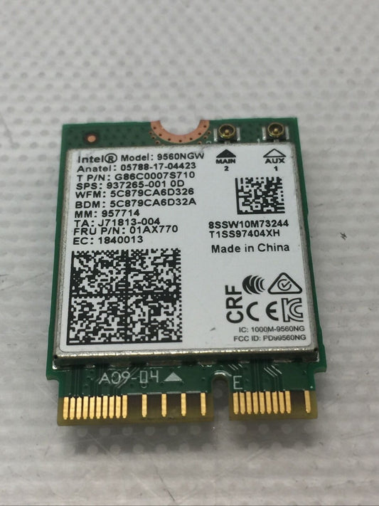 Wireless 9560 Intel 9560NGW 802.11ac NGFF WiFi Bluetooth FRU 01AX768