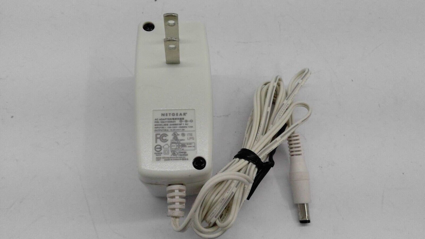 NETGEAR 12V 1.5A  AC DC ADAPTER 2ABB018F Power Supply 5.5mm tip White