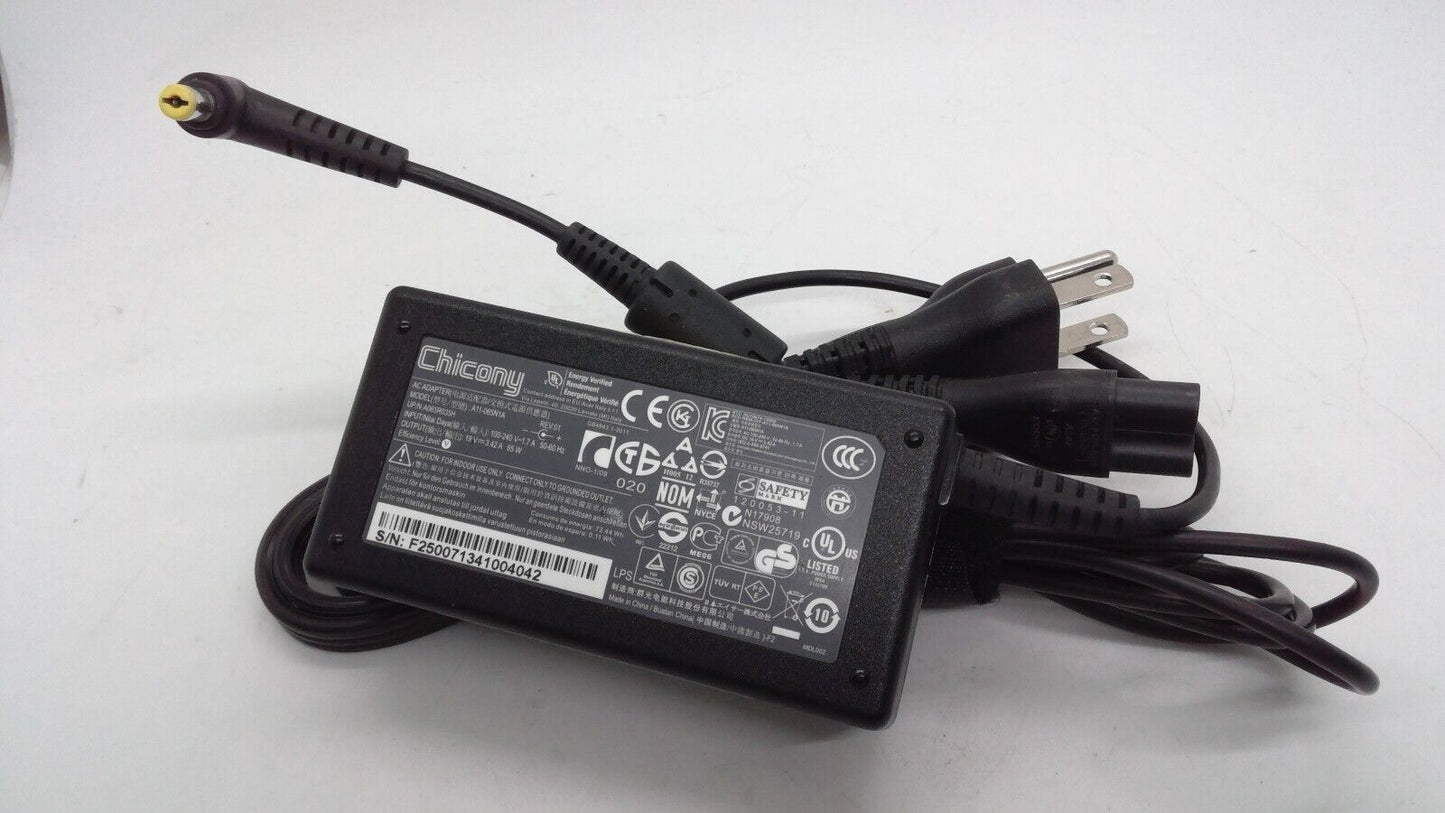 Genuine Chicony Acer Laptop Charger AC Power Adapter A11-065N1A A065R035L 65W