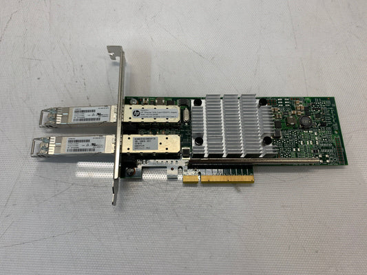 530SFP+ HP Dual Port 10GB SFP+ Ethernet Adapter 652503-B21 656244-001 (2) SFP