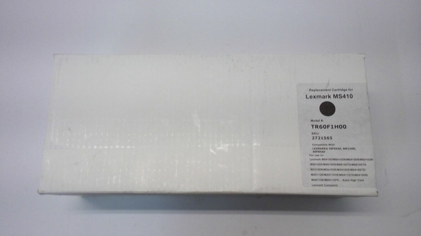 NEW! Genuine Lexmark MS410 TR60F1H00 Replacement Cartridge EXTRA HIGH YIELD