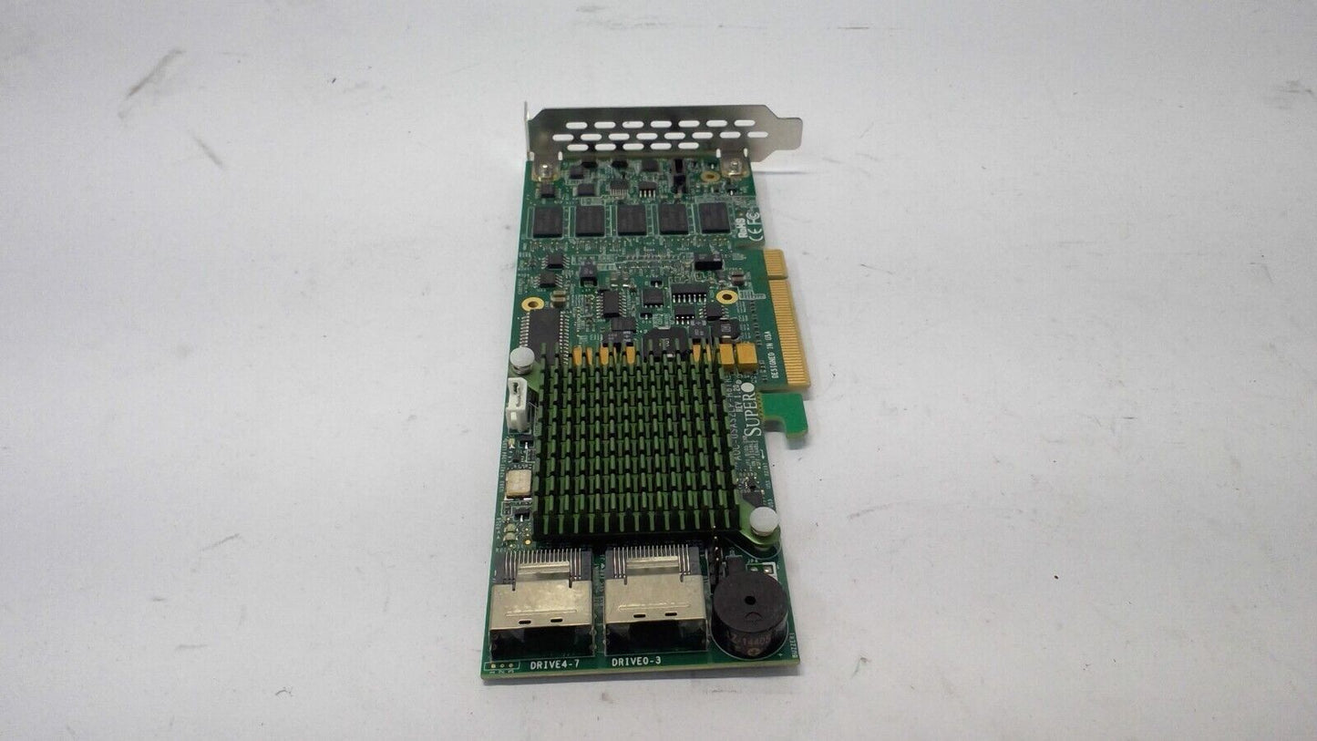 Supermicro AOC-USAS2LP-H8iR UIO 8-Port Internal SAS2 6Gbps RAID Controller LP