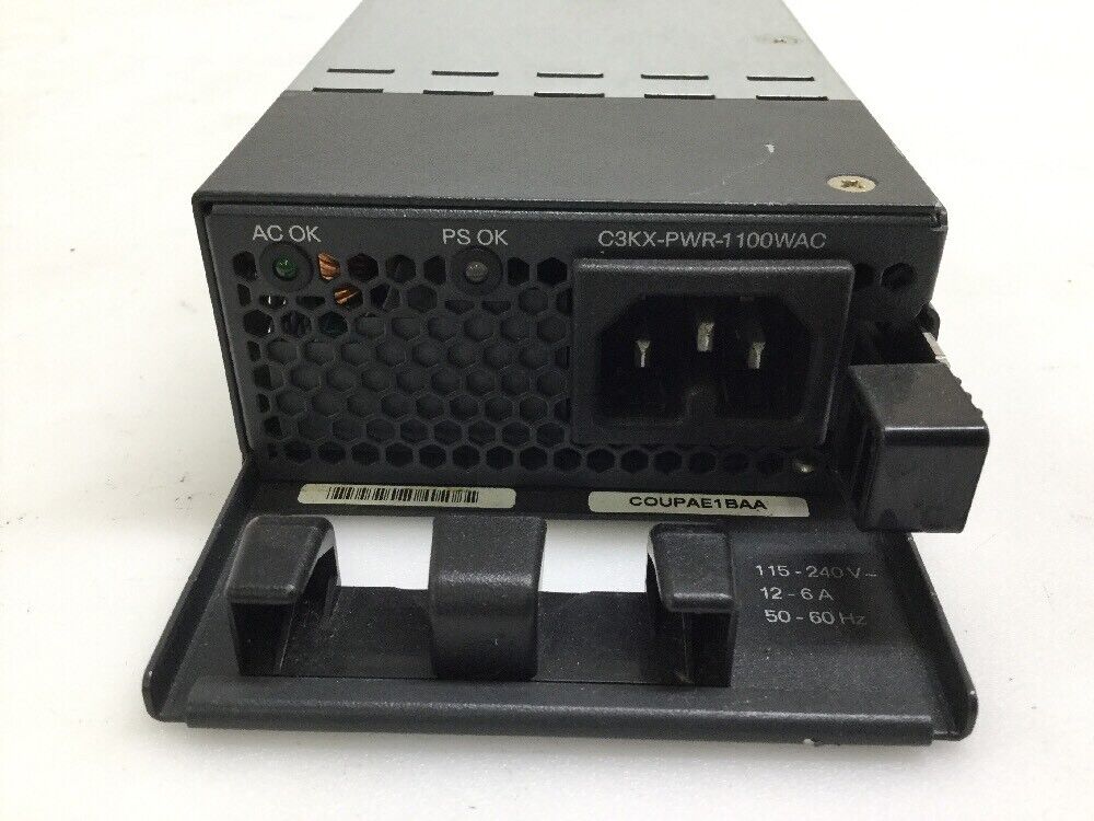 Genuine Cisco C3KX-PWR-1100WAC AC Power Supply 1100W for 3560x 3750x 3850 Series