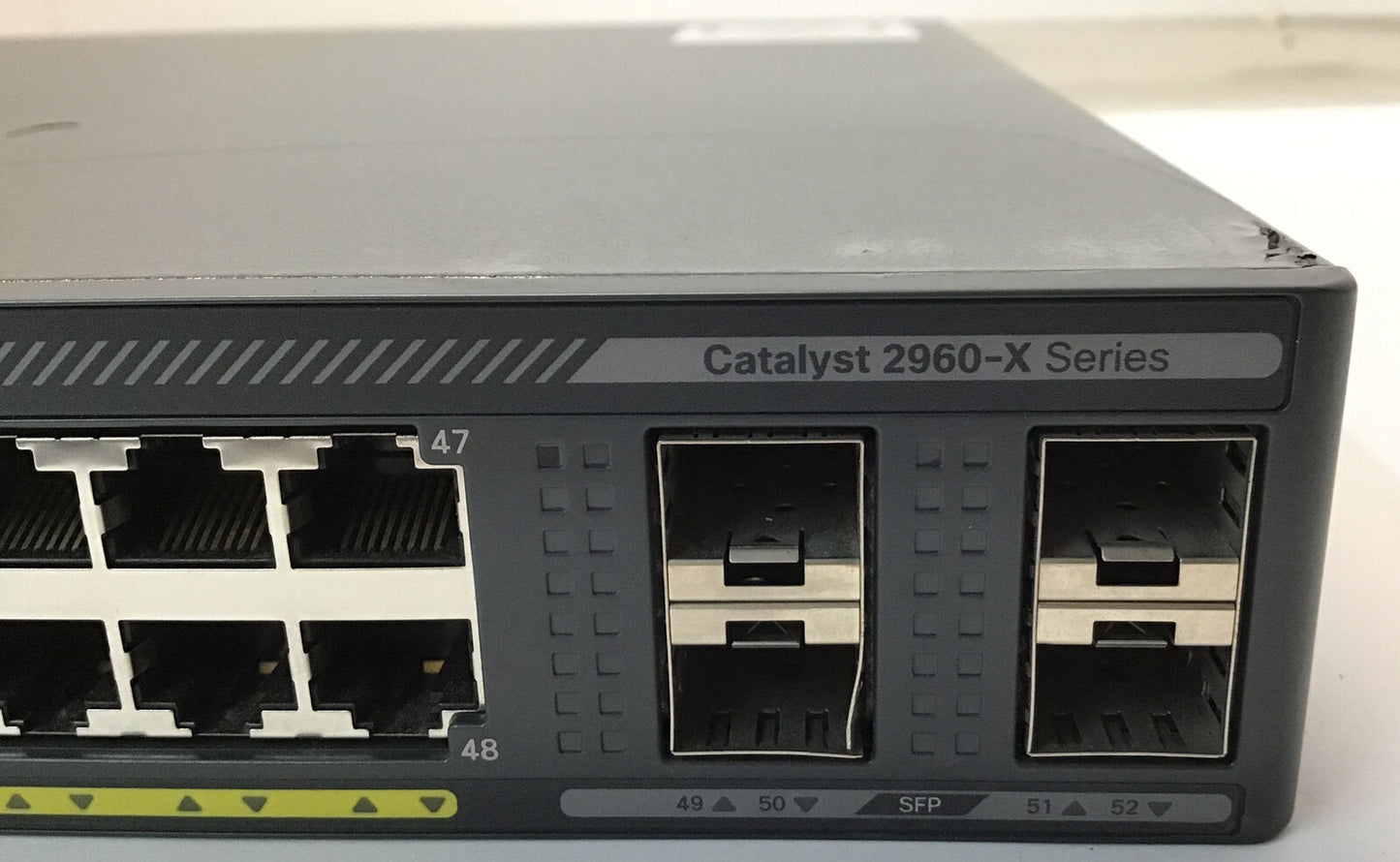 Cisco Catalyst WS-C2960X-48LPS-L 48-Port PoE+ Gigabit Switch w/ C2960X-STACK