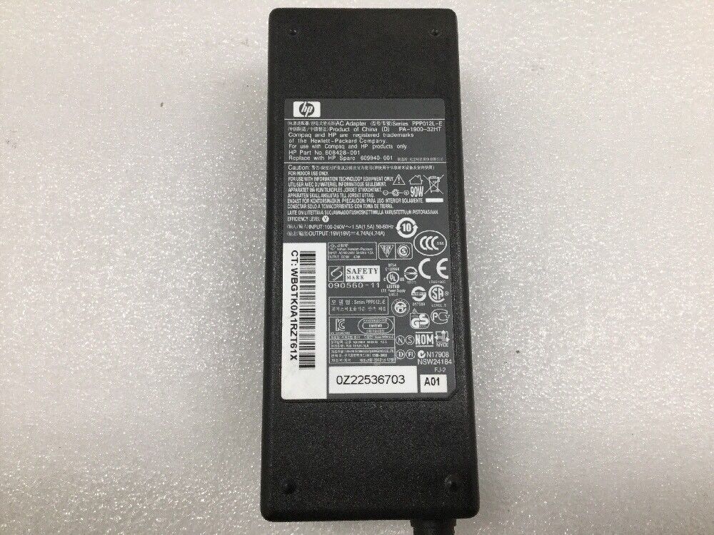 OEM HP 90W AC Adapter Power Supply Charger for HP Pavilion DV4 DV5 DV6 DV7 G60