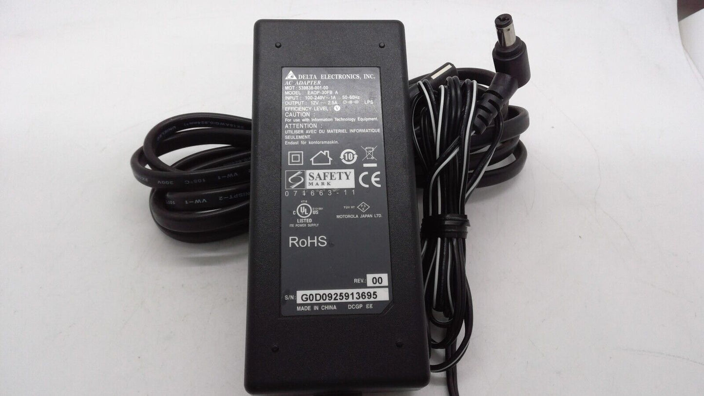 Genuine Delta Electronics EADP-30FB A AC Adapter Charger 12V 2.5A 539838-001-00