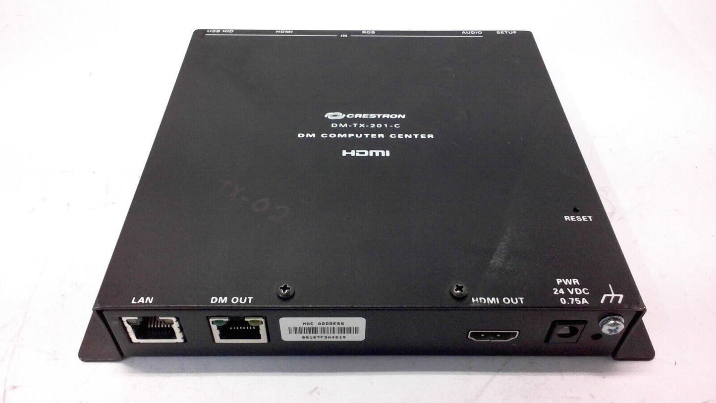 Crestron DM-TX-201-C HDMI DM Computer Center Controller NO ADAPTER