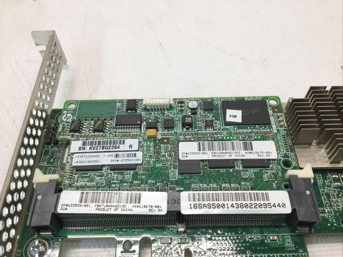 631671-B21 633538-001 HP G8 P420/2GB FBWC 6GB 2PORT SAS CONTROLLER Card