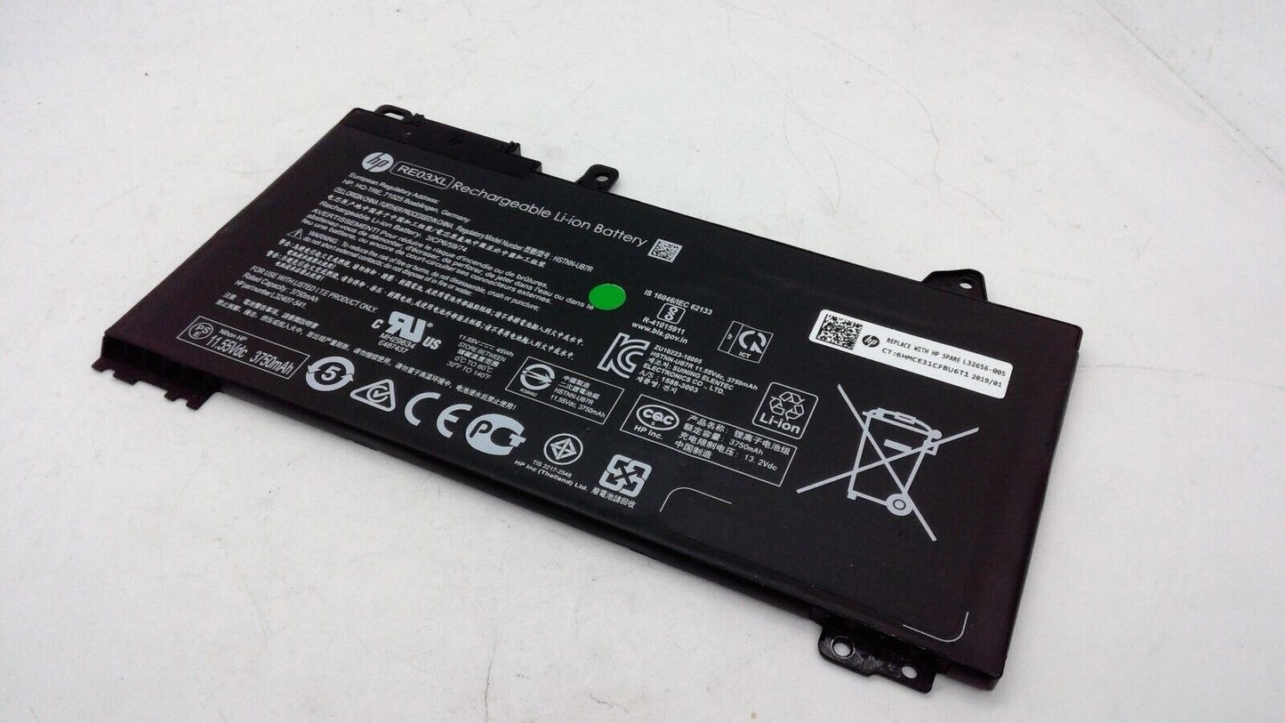 Genuine RE03XL Battery for HP ProBook 430 440 445 450 455R G6 L32656-005