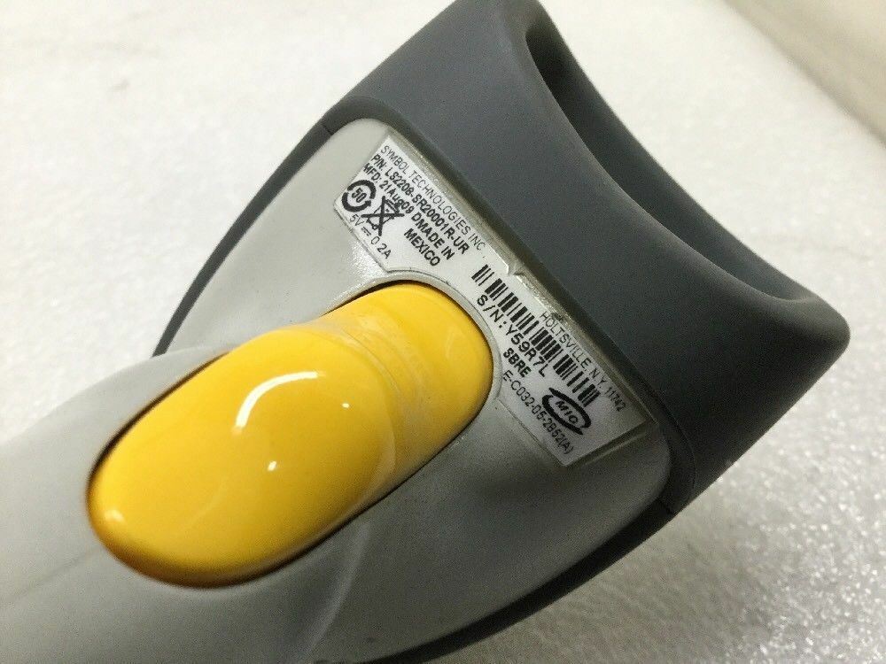 Symbol Motorola LS2208-SR20001 Laser Barcode POS Reader Scanner