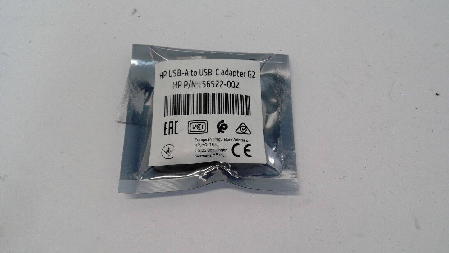 Genuine HP USB-C Female To USB 3.0 Type-A Adapter L56522-002
