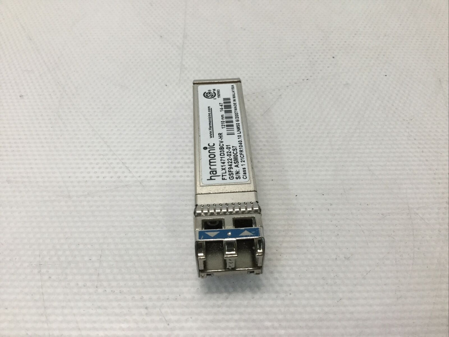 Harmonic 10Gb 10km 1310nm SFP+ SMF Transceiver FTLX1471D3BCV-HR