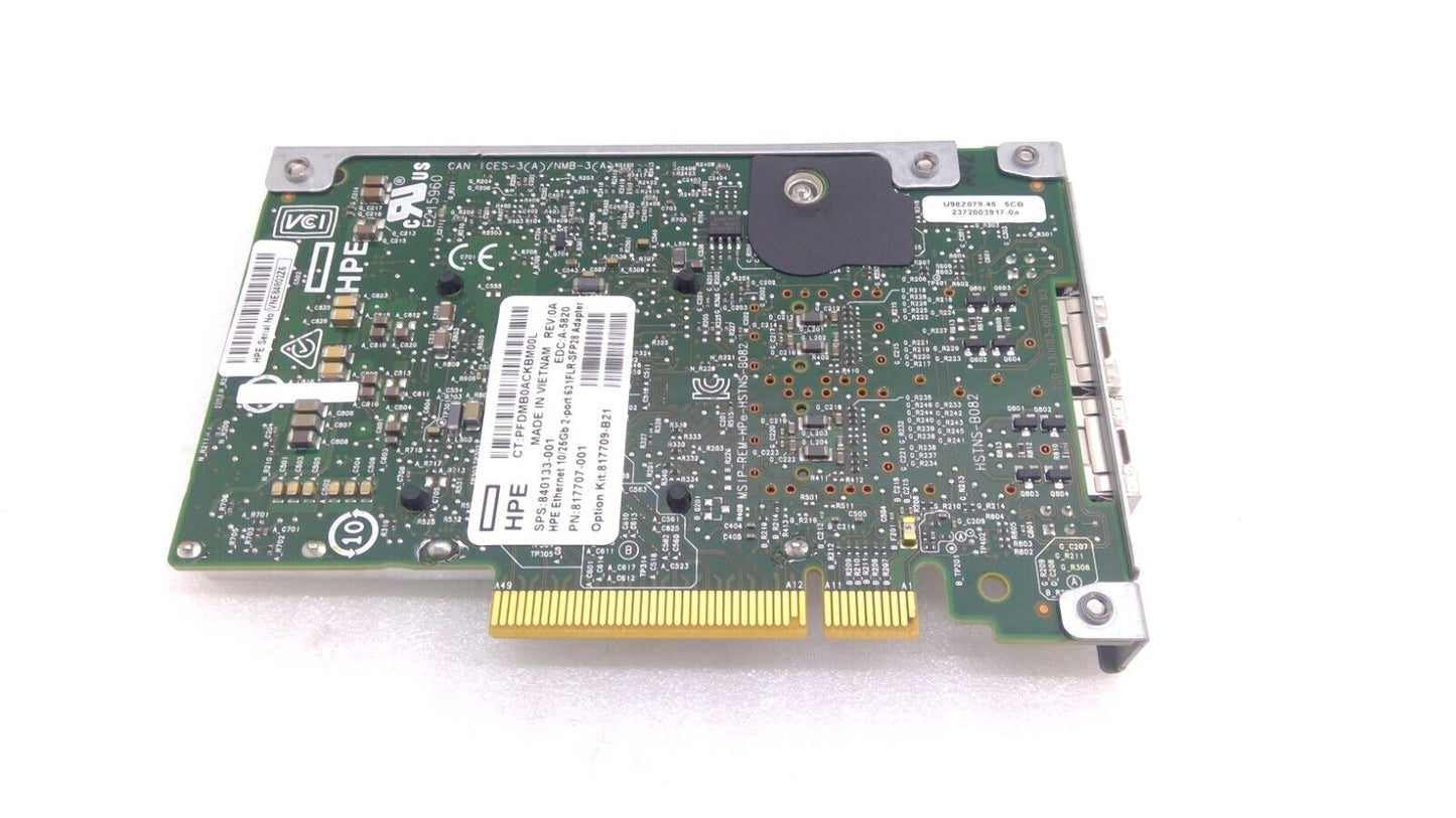 HPE Ethernet 10/25Gb 2-Port 631FLR-SFP28 Network Adapter 817707-001 840133-001