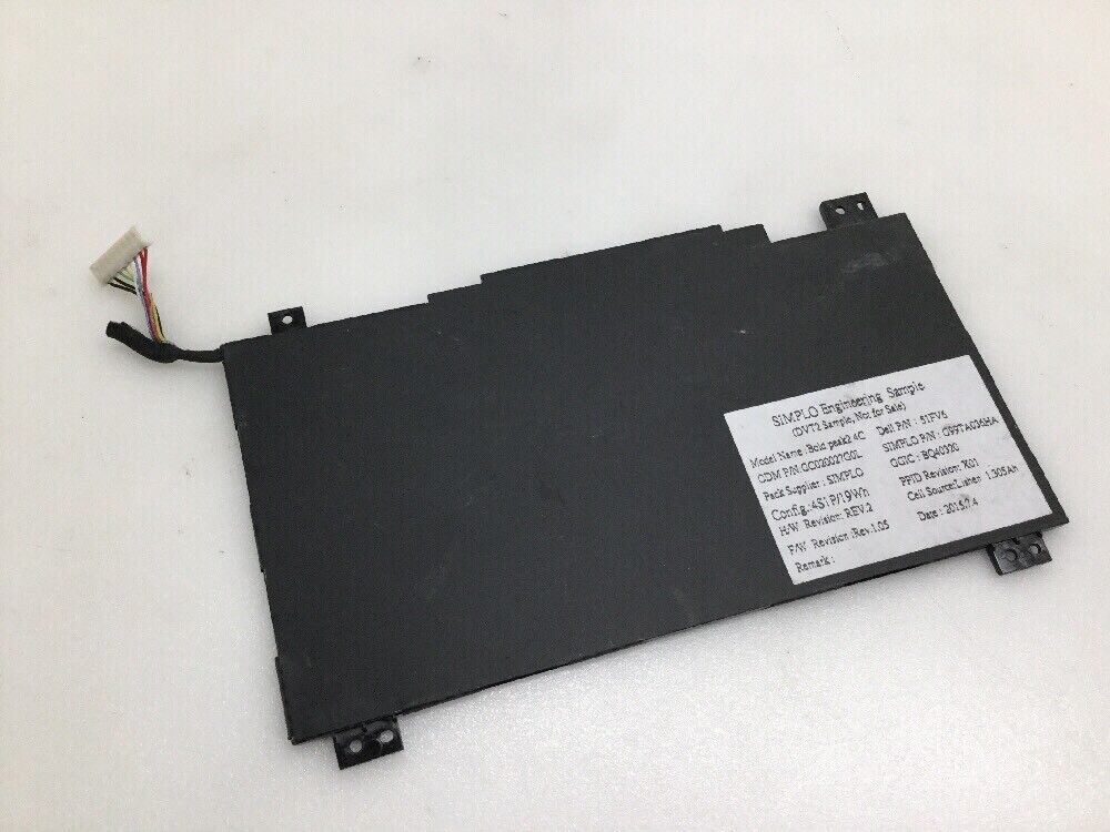 OEM Dell 9KY50 Battery 19wh for Dell 4ICP3/40/72 Series Latitude 10 STE2 10-ST2E