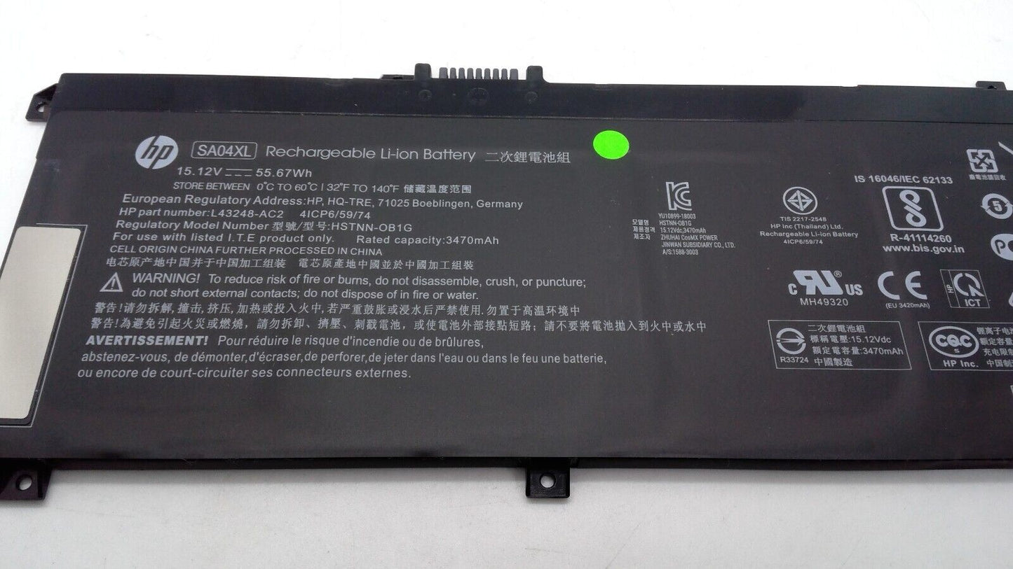 Genuine SA04XL Battery for HP ENVY X360 15-DR HSTNN-UB7U HSTNN-OB1G L43248-AC2