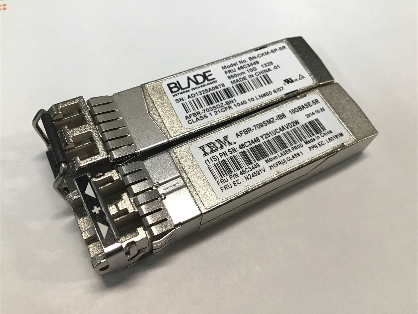 46C3449 Blade 10GB SFP+ TRANSCEIVER 10GBASE-SR BN-CKM-SP-SR 46C3448 MIX Brand