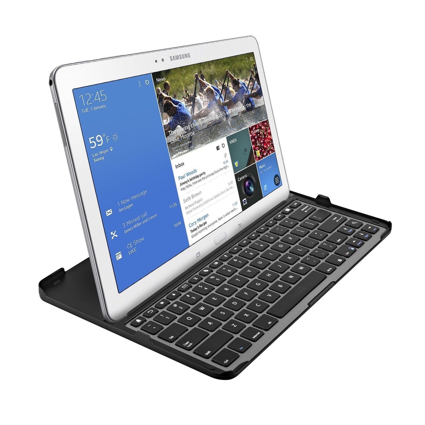 NEW ZAGG Cover Fit Bluetooth Keyboard for Samsung Galaxy Note Pro/Tab Pro 12.2