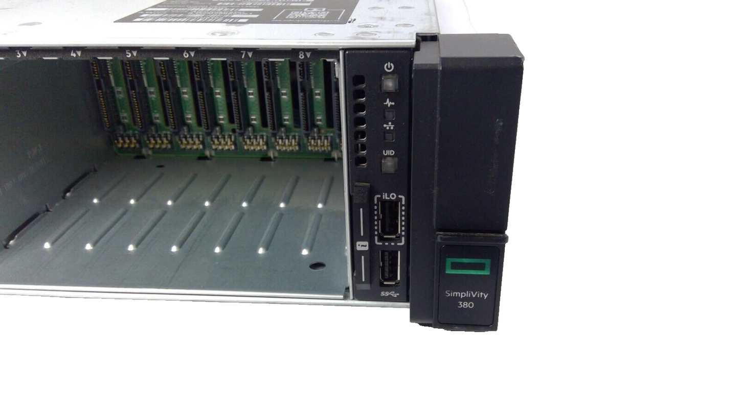 HP ProLiant DL380 Gen10 SimpliVity 380 2U 8+2 Bay 2.5" Barebone *NO CPU/RAM*