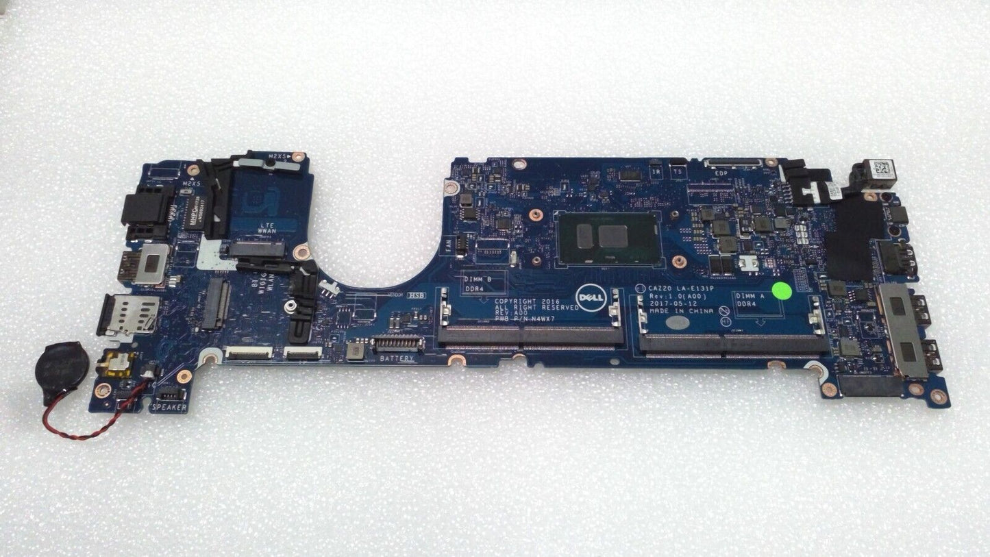 Dell 4GTKN FFTYF Motherboard for Latitude 7480 i7-6600u@2.6GHz LA-E131P