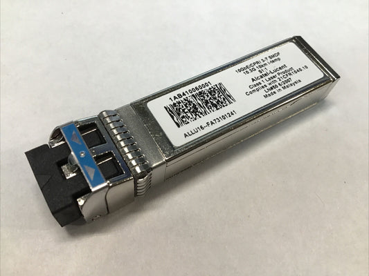 Alcatel Lucent 1AB410060001 10Gb SFP+ Transceiver 10.3G 10km SMDF