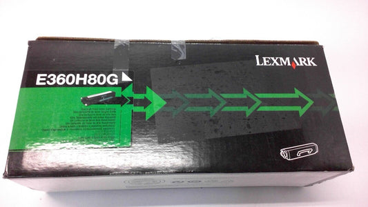 Genuine Lexmark E360H80G One High Yield Toner Cartridge Black New