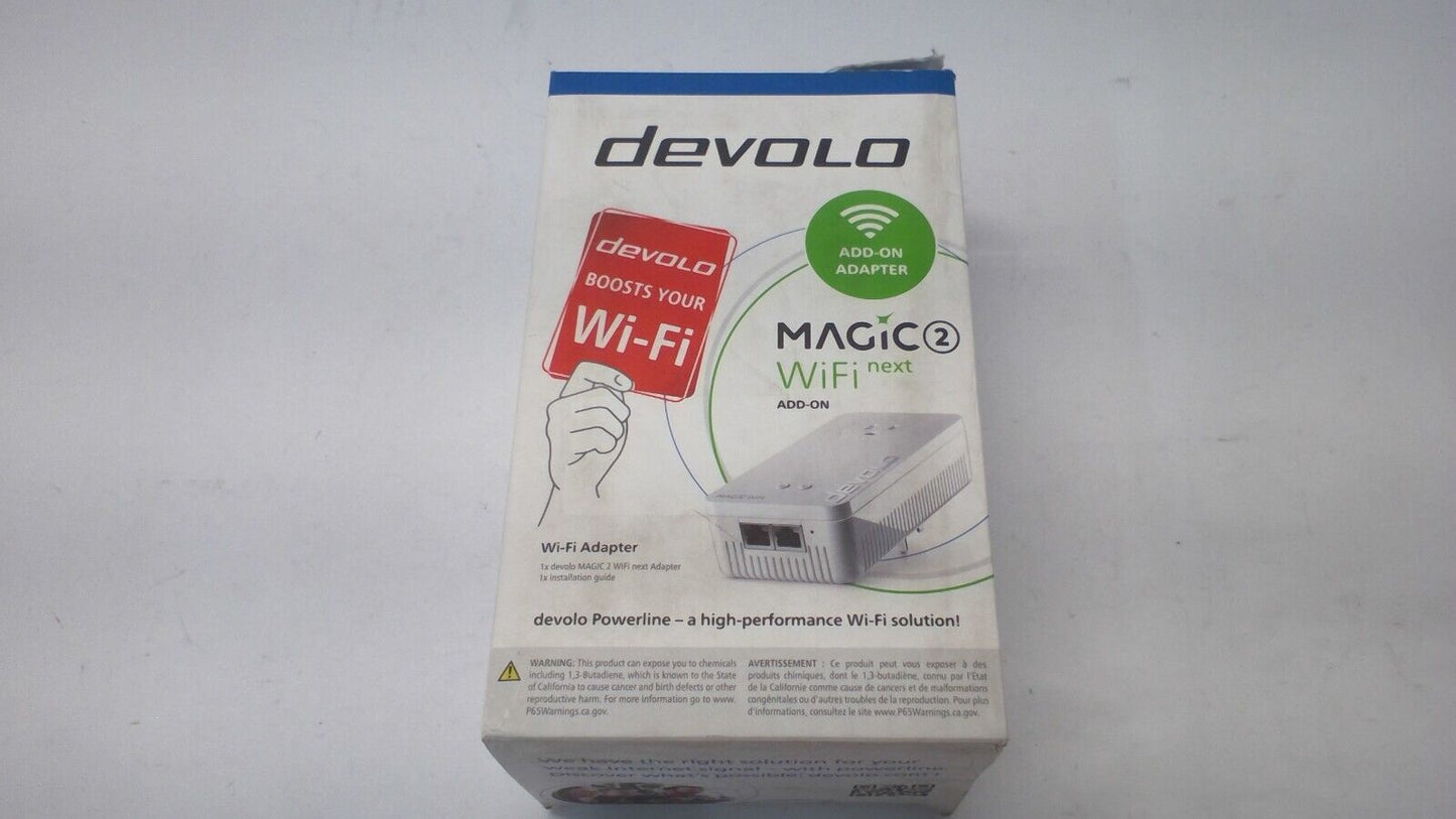 Devolo Magic 2 WiFi NEXT 2-1 Plug In Add On Adapter Home Networking ADD ON ONLY