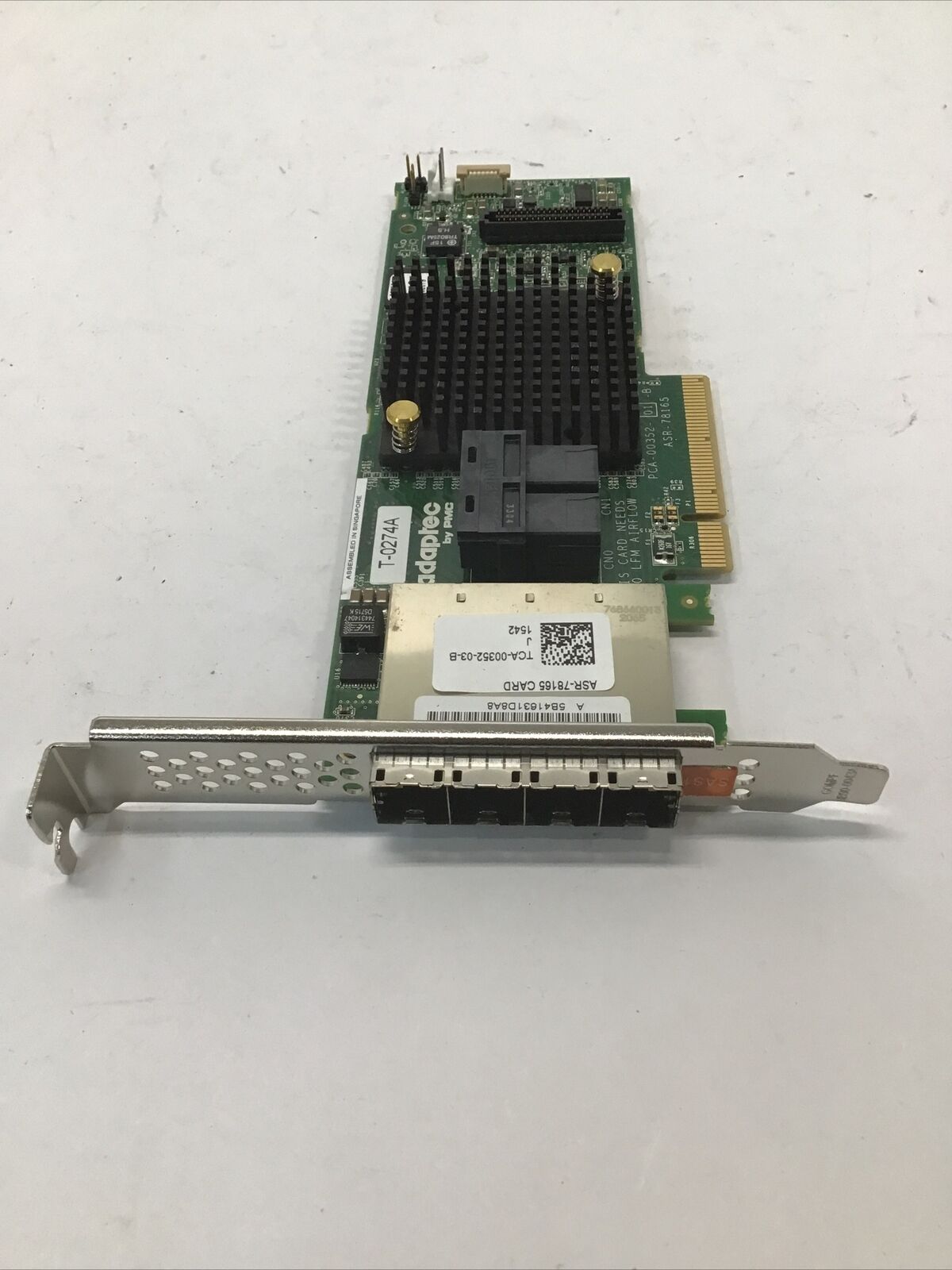 ADAPTEC ASR-78165 4-Port SAS/SATA 6Gb/s RAID Controller