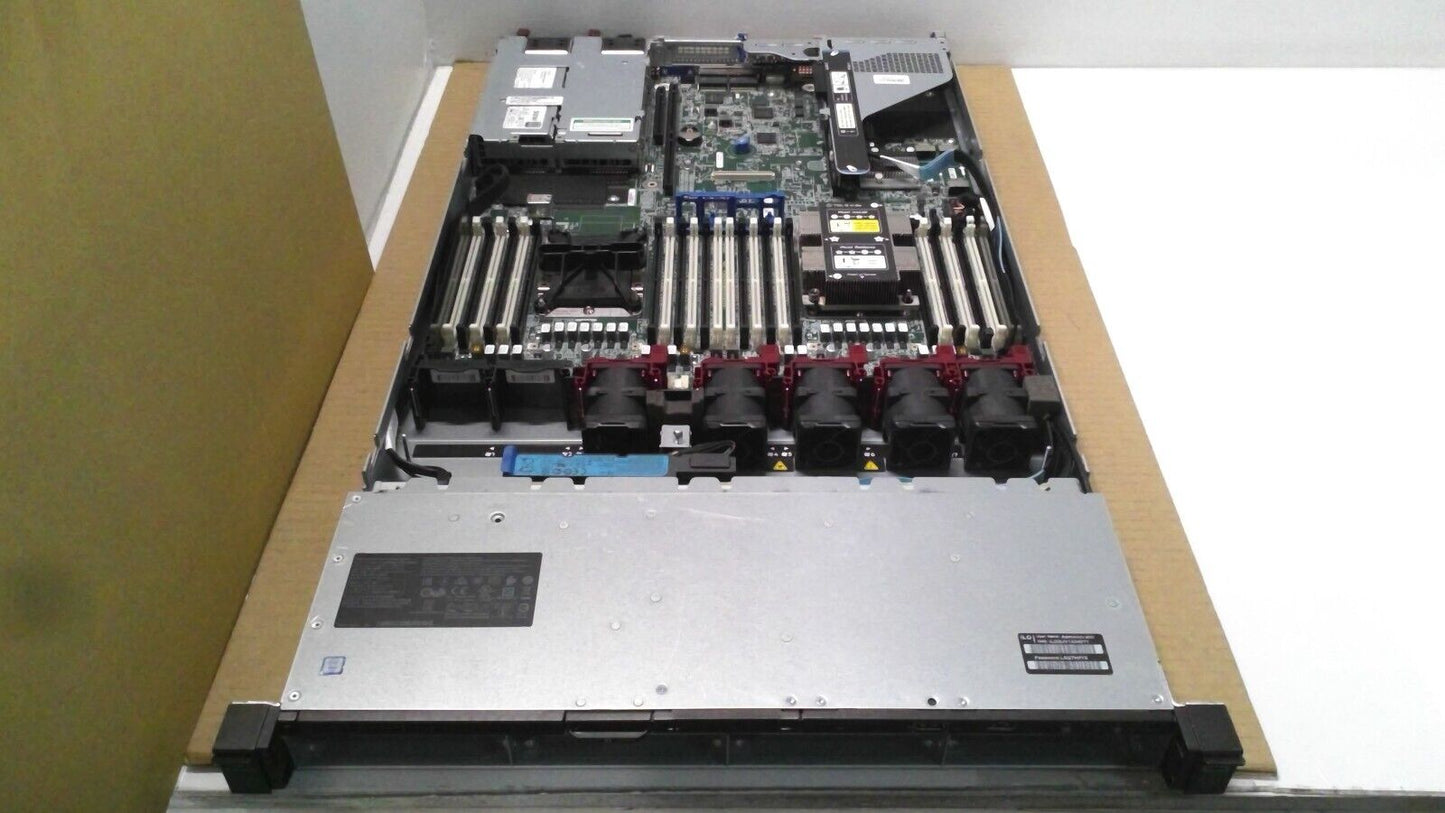 HP ProLiant DL360 Gen10 1U Server Barebone 4 BAY 3.5" 2x 500W PSU 1x Heatsinks