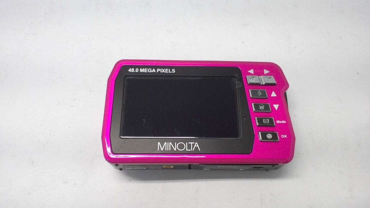 Minolta 48 MP Dual Screen Waterproof Digital Camera, MN40WP