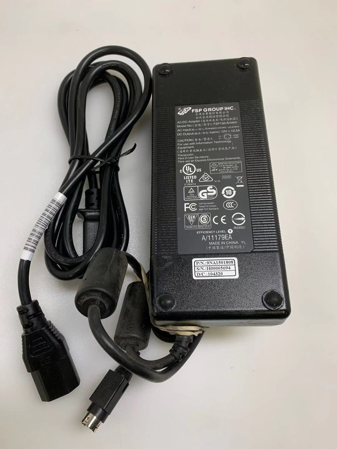 Original FSP Power Supply AC/DC Adapter FSP150-AHAN1 12V 12.5A 4-PIN