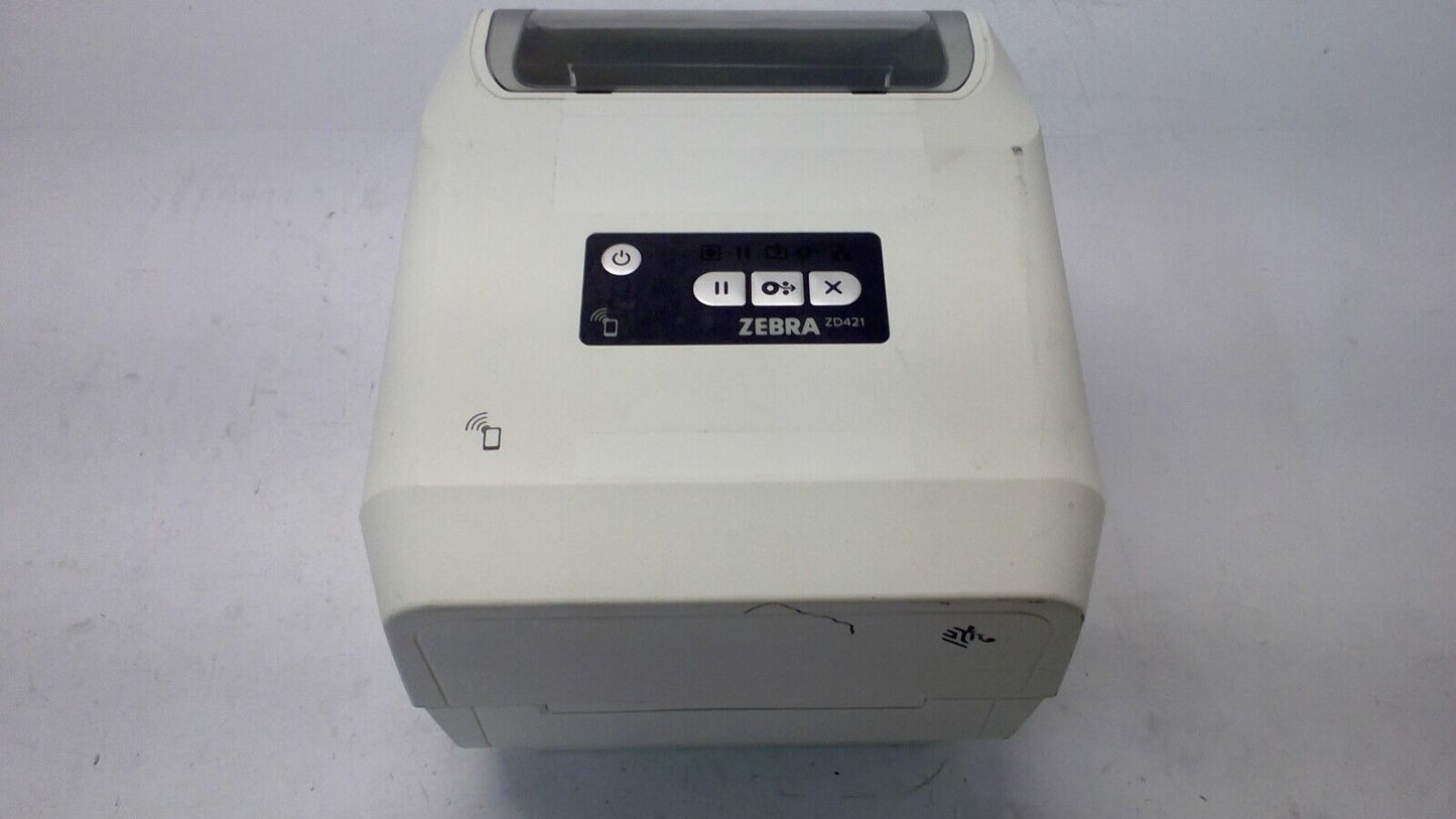 Zebra ZD421 Thermal Transfer Label Printer USB BT Ethernet ZD4AH42-301E00EZ