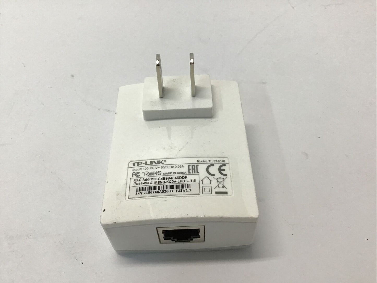 TP-Link TL-PA4010 AV500 Nano Powerline Ethernet Adapter Starter Pair