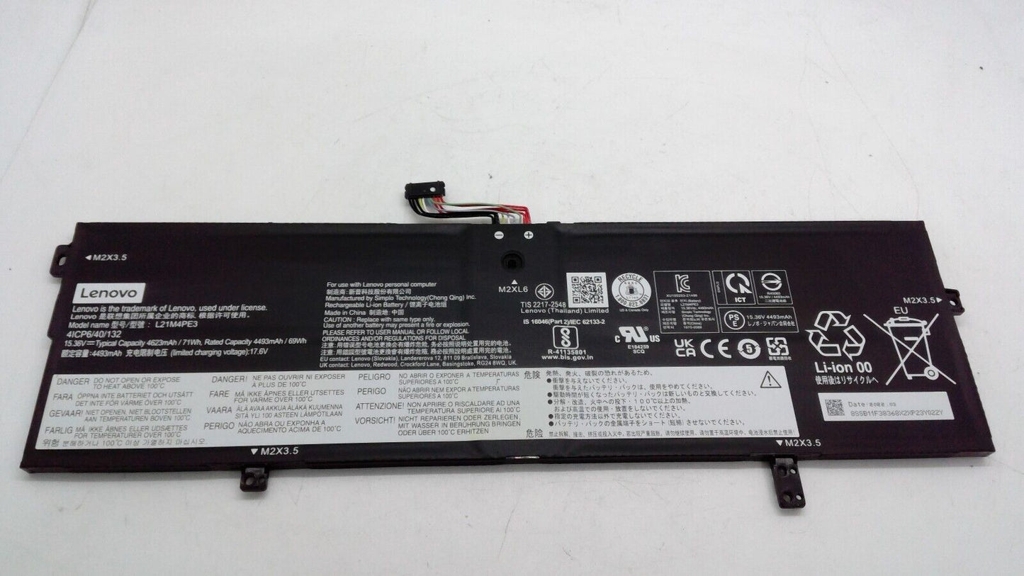 Genuine Lenovo  L21M4PE3 4ICP6/40/132 For Lenovo Yoga 7I 14"82QE Laptop 71Wh