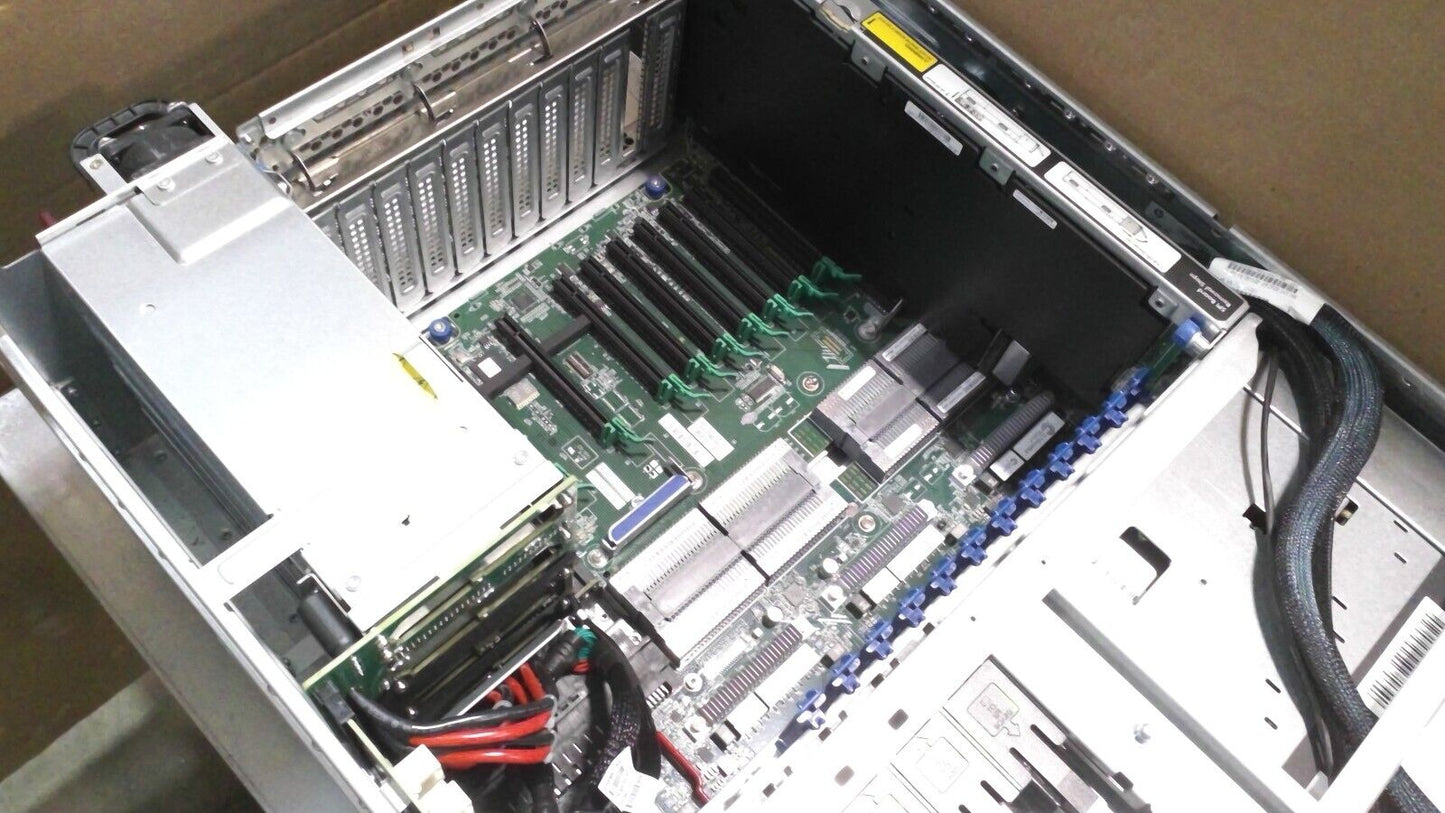 HPE ProLiant DL580 Gen8 4U Server Barebone 10 BAY 2.5" 4x 1500W PSU 4x Heatsinks