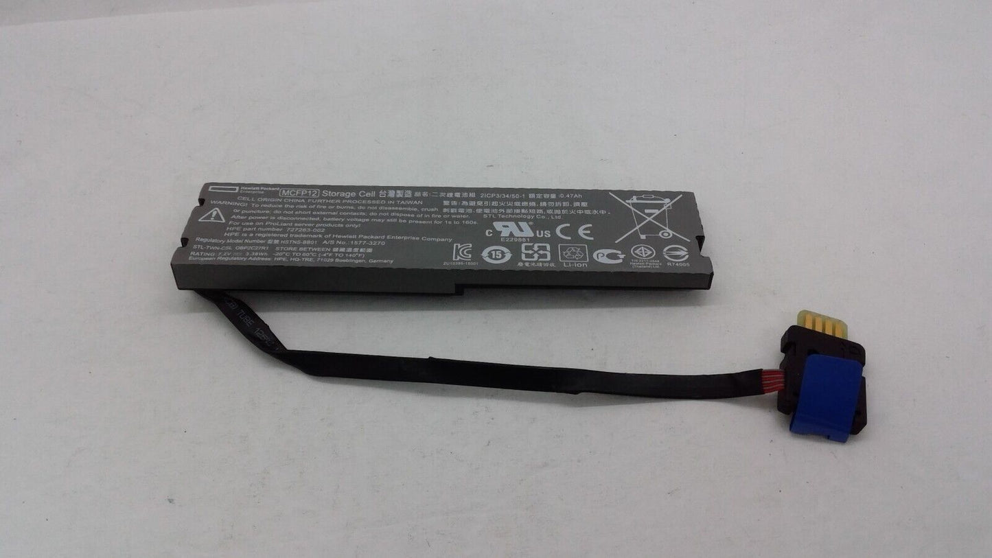 HP MCFP12 Battery ProLiant BL460C G6 G7 G9 727263-002 HSTNS-BB01 815984-001