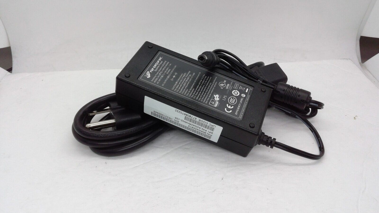 Original FSP FSP040-RHAN2 AC/DC Switching Power Adapter 12V 3.33A 40W