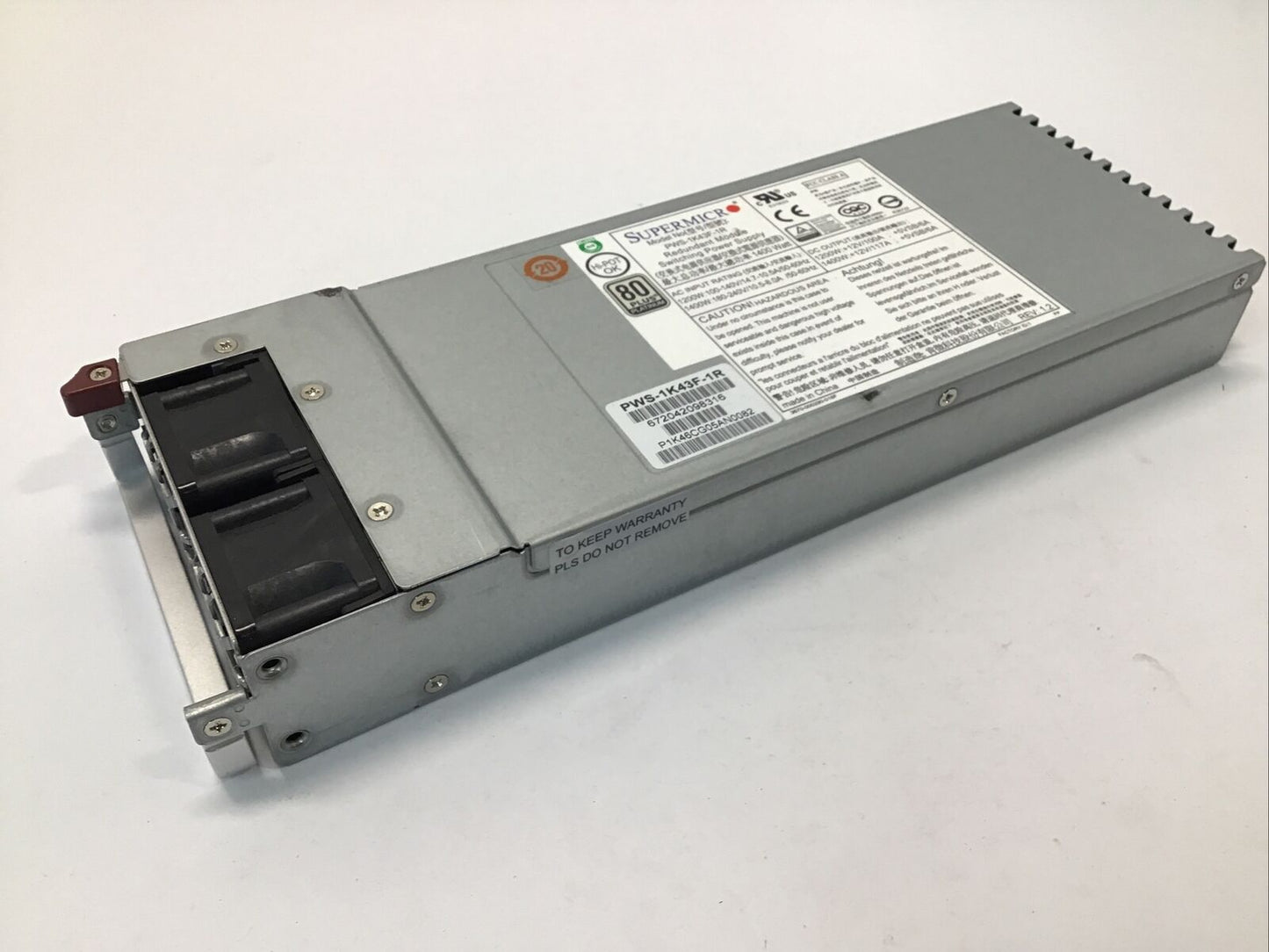 Supermicro 1400W Hot-Swap Power Supply PWS-1K43F-1R, 1U SC828 PSU