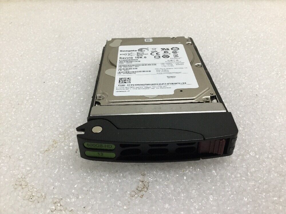 SEAGATE 600GB HDD 10K 2.5 SAS 6Gb/s HARD DRIVE ST600MM0026 w/ Caddy Server